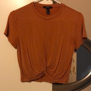 Orange crop top from Forever 21. Never used.